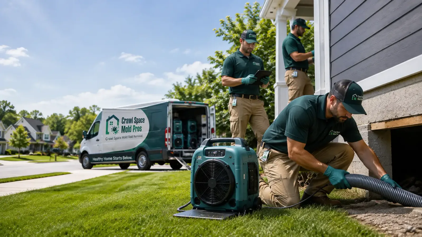 Crawl Space Mold Removal in Pine Valley, CA